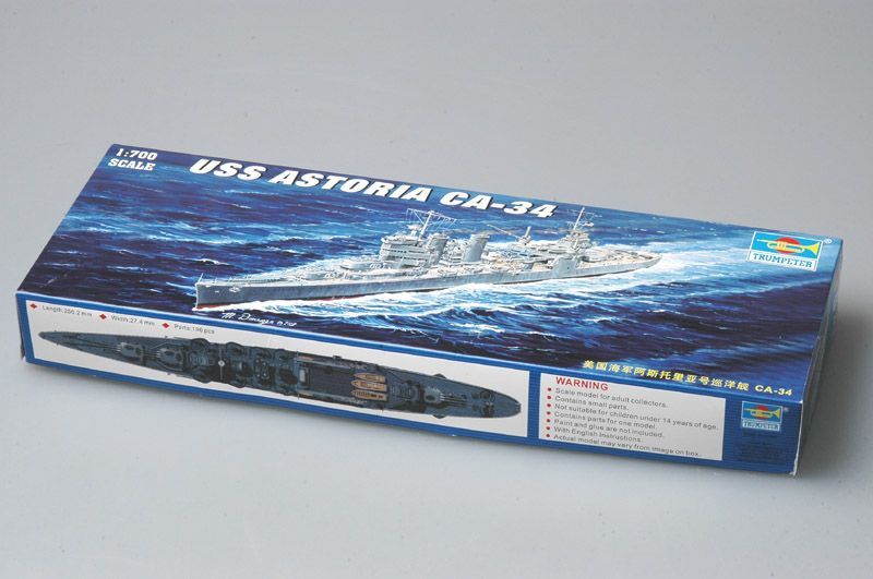 1:700 USS Astoria CA-34 1942