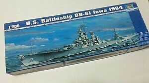 1:700 US Battleship BB-61 Iowa 1984
