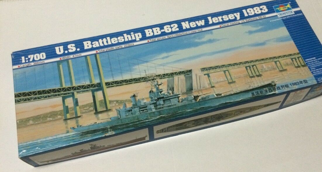 1:700 US Battleship BB-62 New Jersey 1983
