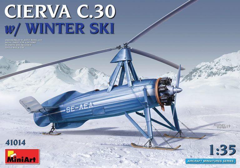 1:35 CIERVA C.30 WITH WINTER SKI
