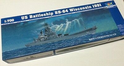 1:700 US Battleship BB-64 Wisconsin 1991