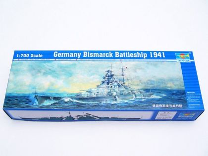 1:700 Germany Bismarck Battleship 1941