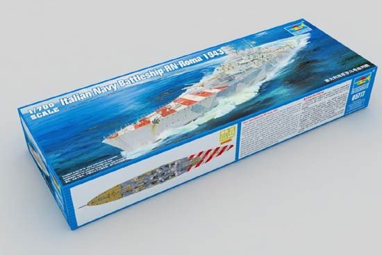 1:700 Italian Navy Battleship RN Roma 1943
