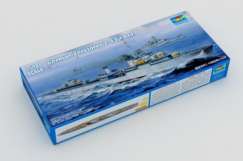 1:700 German Zerstorer Z-43: 1944