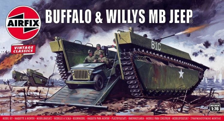 1:76 Buffalo & Willys MB Jeep