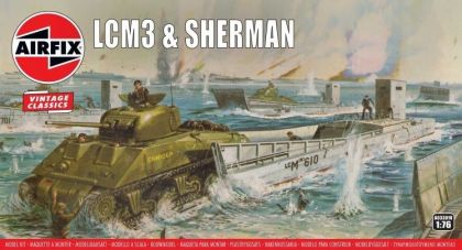 1:76 LCM3 & Sherman Tank