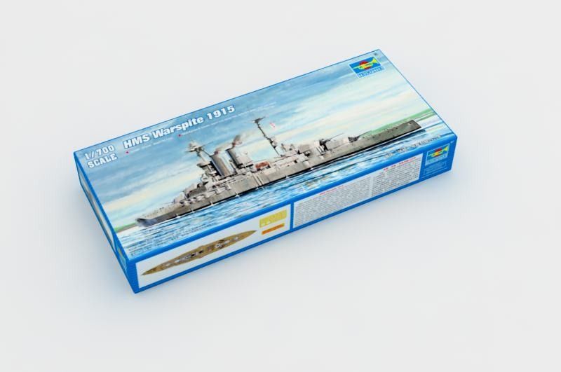 1:700 HMS Warspite 1915