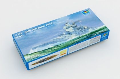 1:700 HMS Warspite 1942