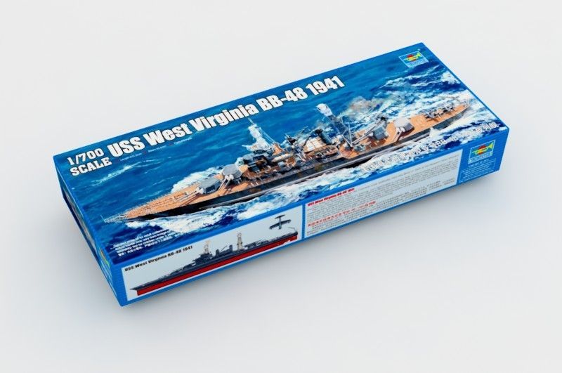 1:700 USS West Virginia BB-48 1941