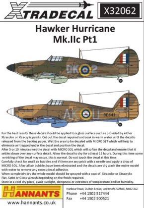 1:32 Hawker Hurricane Mk.IIc Pt 1