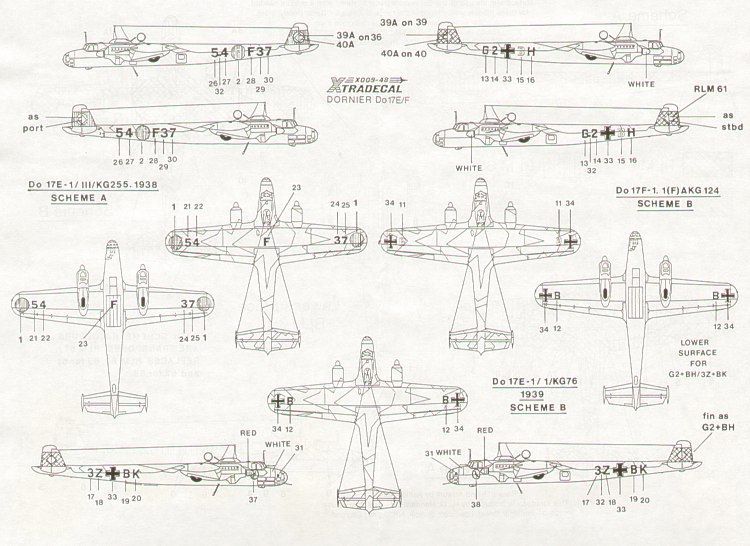 1:48 Dornier Do-17E/Do-17F