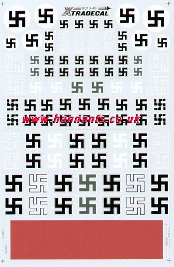 1:48 Luftwaffe/German Swastikas.