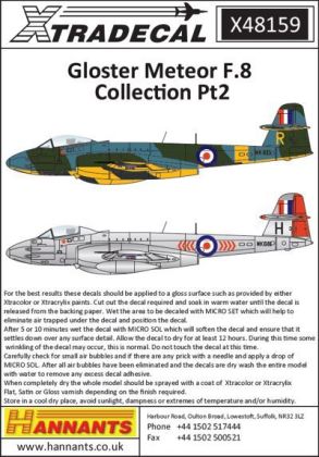 1:48 Gloster Meteor F.8 Collection Pt 2