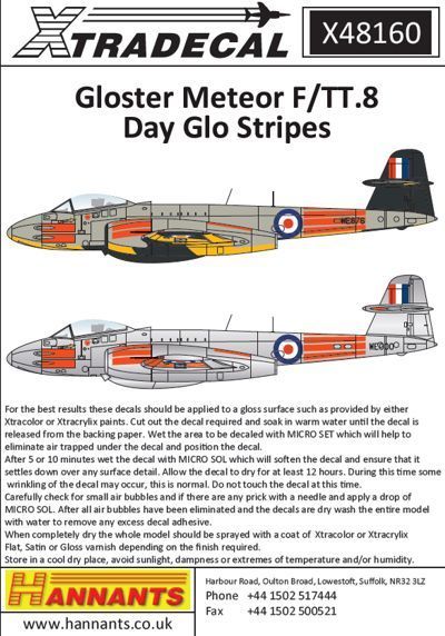 1:48 Gloster Meteor F(TT).Mk.8 Pt 3