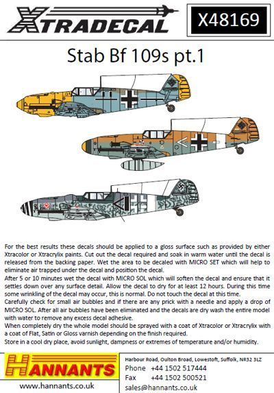1:48 Messerschmitt Bf-109E/F/G Pt.1