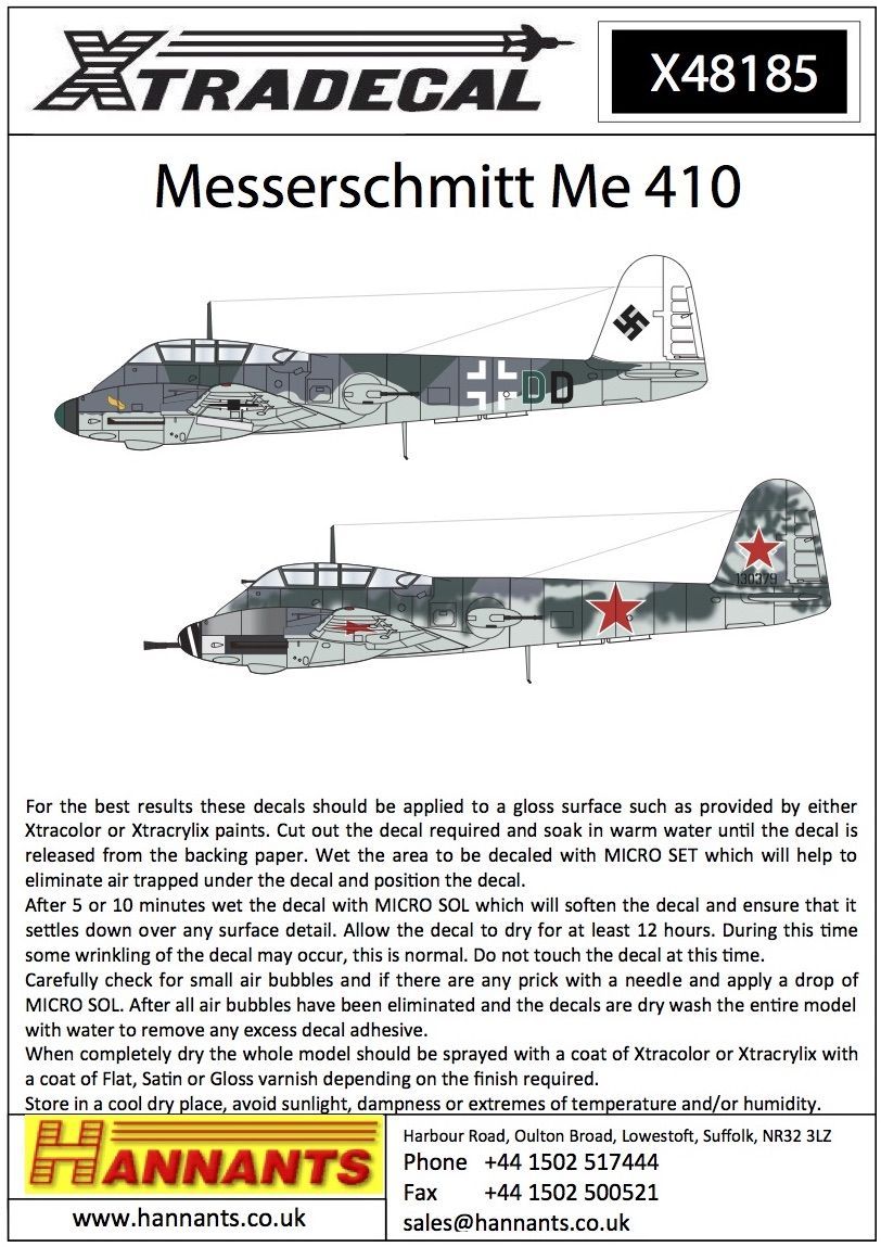 1:48 Messerchmitt Me-410A-1