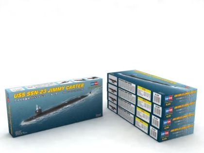1:700 USS SSN-23 JIMMY CARTER ATTACK SUBMARINE