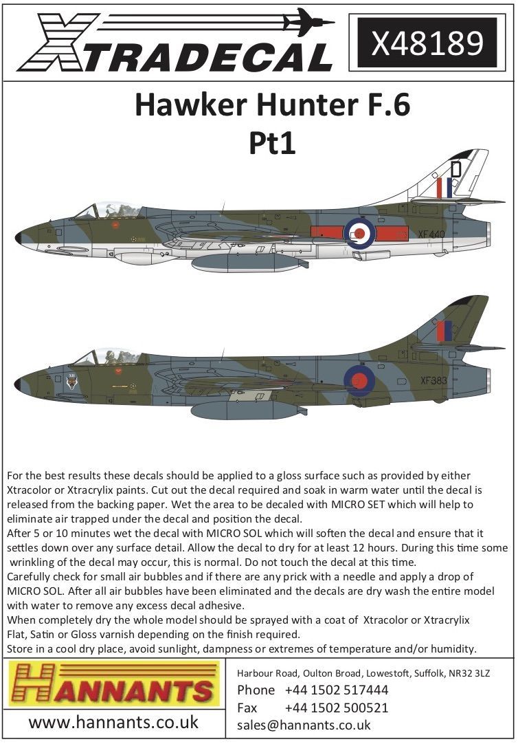 1:48 Hawker Hunter F Mk.6