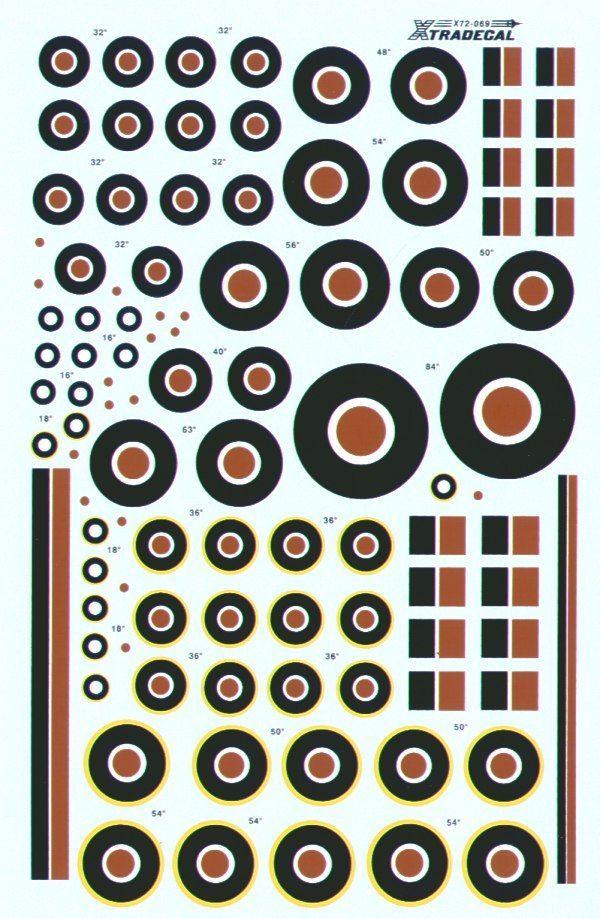 1:72 RAF Roundels C/C1 Type