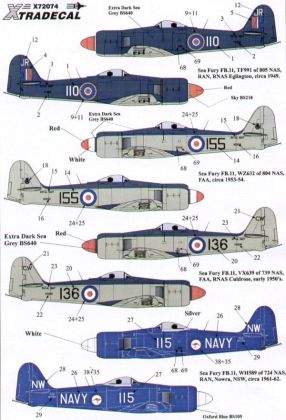 1:72 Hawker Sea Fury FB.11