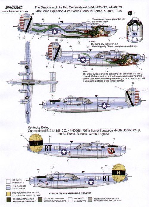 1:72 Consolidated B-24J Liberator
