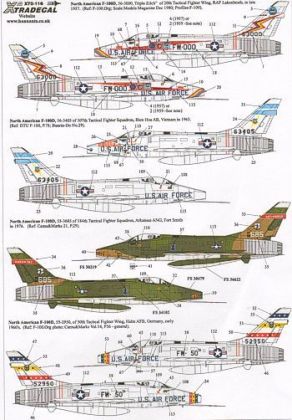 1:72 North-American F-100D Super Sabre/North-American F-100F Super Sabre Pt 1
