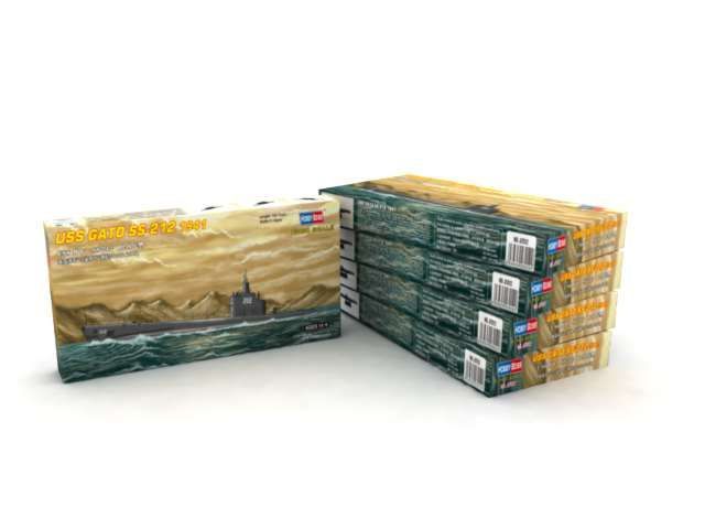 1:700 USS GATO SS-212 1941