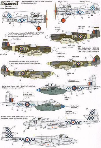 1:72 History of RAF 19 Sqn 1935 - 91
