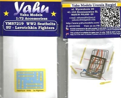 1:72 WW2 seatbelts SU - La fighters