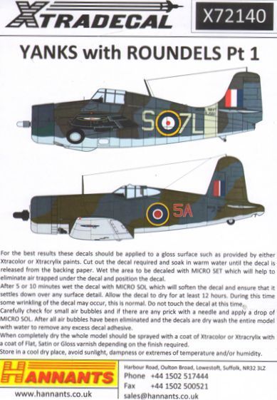 1:72 Yanks with Roundels. U.S. Aircraft in the FAA Pt 1