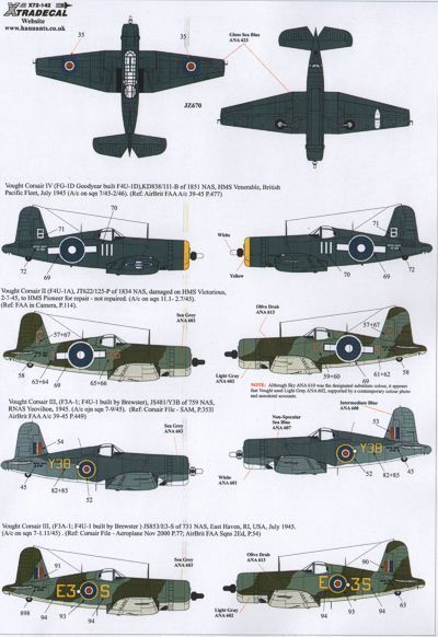 1:72 Yanks with Roundels Part 3 U.S. Aircraft in the Fleet Air Arm