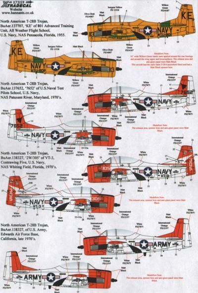 1:72 North-American T-28B/T-28C Trojan