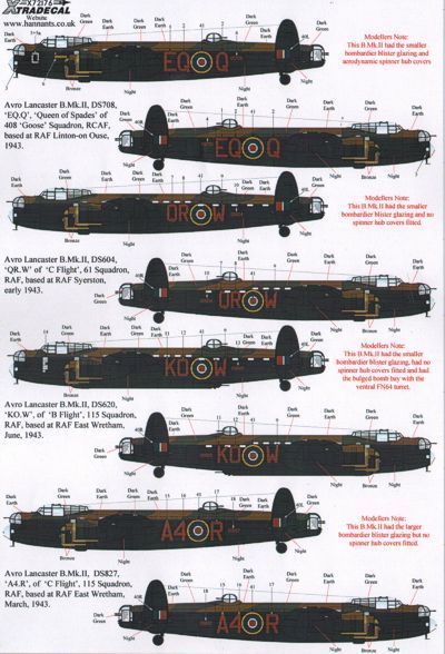 1:72 Avro Lancaster B.II 1943