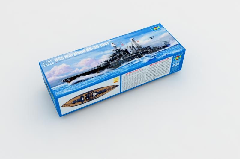 1:700 USS Maryland BB-46 1941