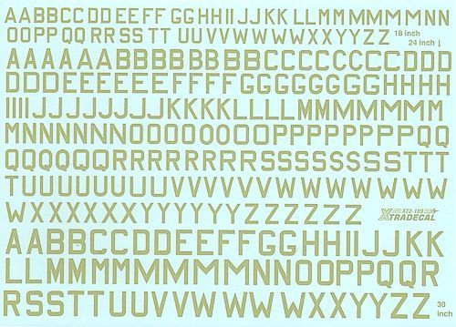 1:72 RAF WWII. Sky code letters 18