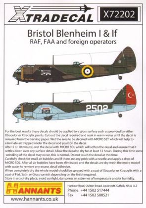 1:72 Bristol Blenheim Mk.I & Mk.If (Pt 1)