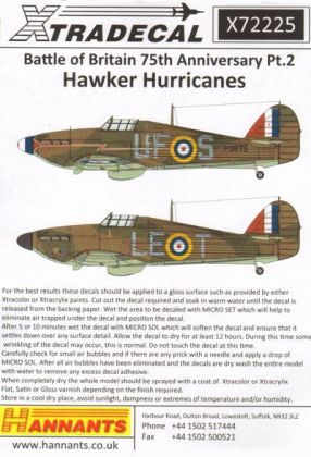 1:72 Hawker Hurricane Mk.I Pt.2 Battle of Britain 1940