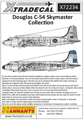 1:72 Douglas DC-4/C-54 Skymaster