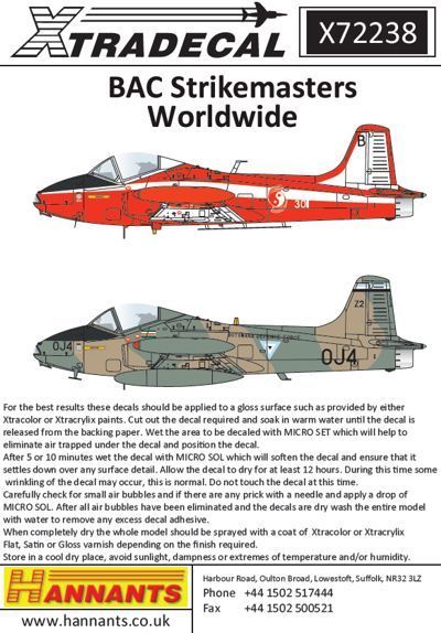 1:72 Reprinted! BAC 167 Strikemaster