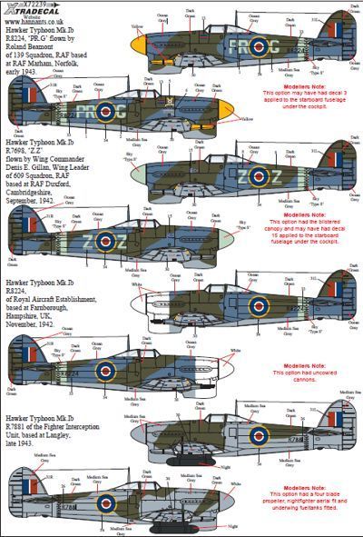 1:72 Hawker Typhoon Mk.Ib Car Door