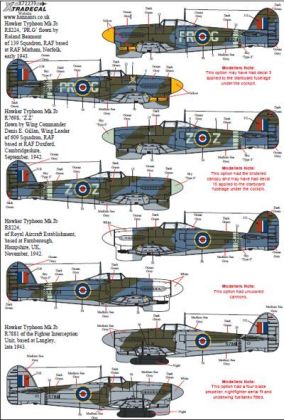 1:72 Hawker Typhoon Mk.Ib Car Door