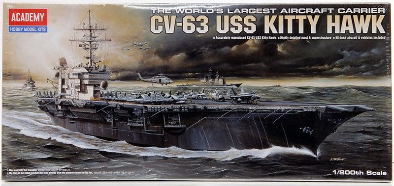 1:800 CV-63 USS Kitty Hawk