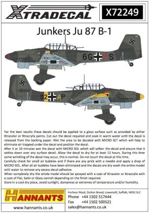 1:72 Junkers Ju-87B-1 'Stuka'