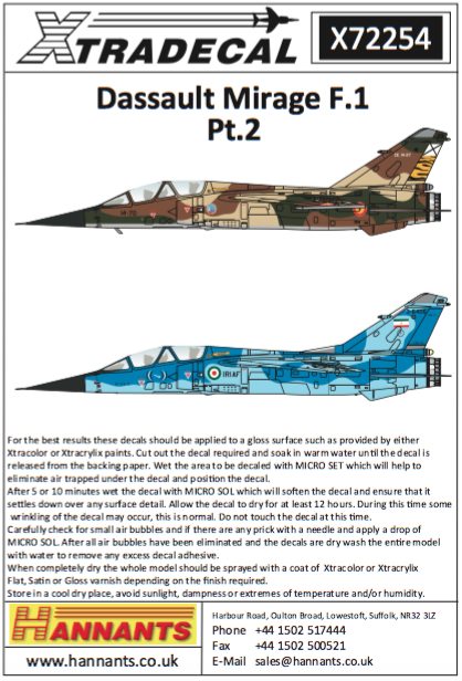 1:72 Dassault Mirage F.1B Part 2 Two seaters