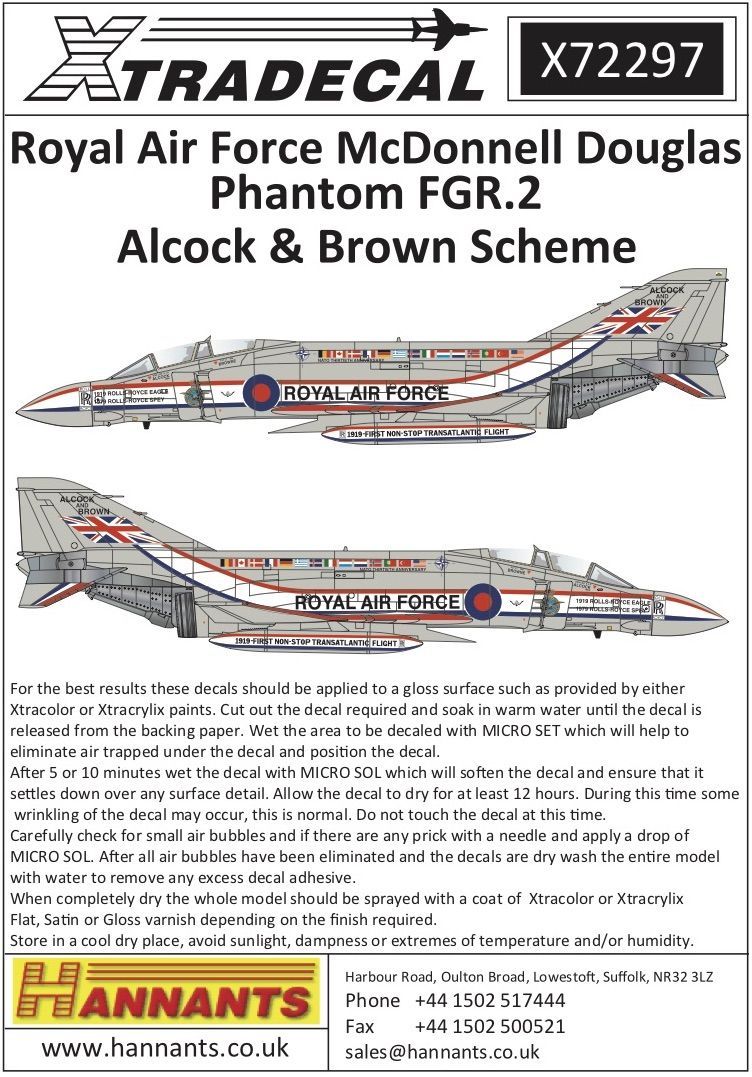 1:72 McDonnell-Douglas FGR.2 Phantom Pt 8 in special markings