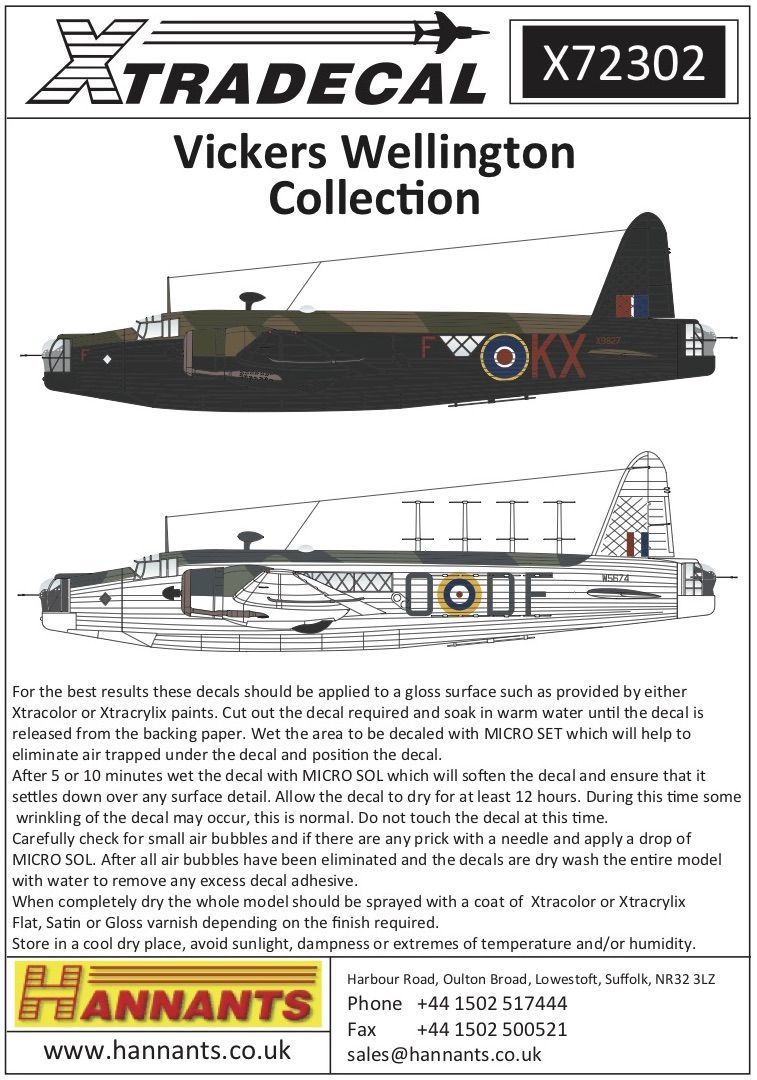 1:72 Vickers Wellington Mk.I