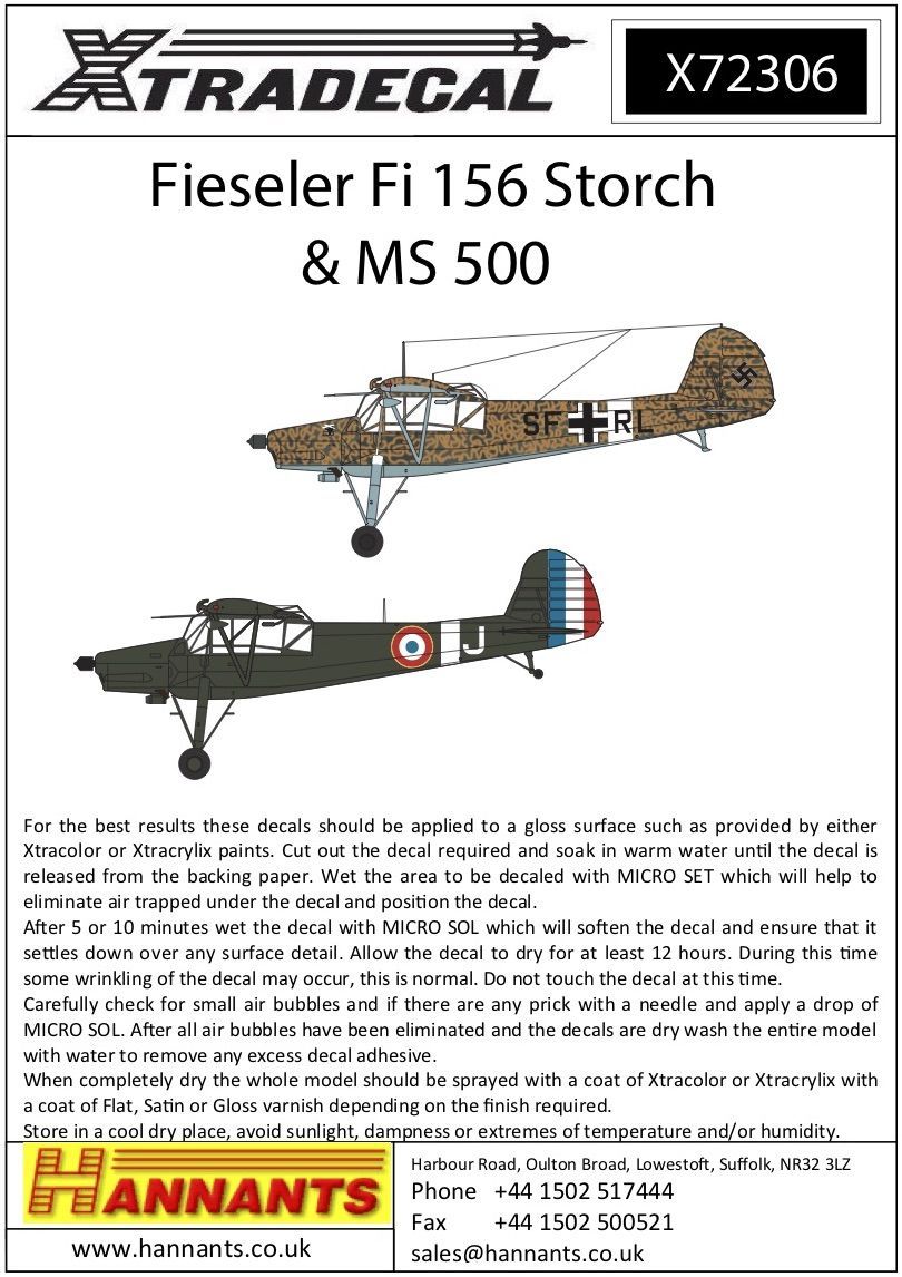 1:72 Fieseler Fi-156C-3 Storch