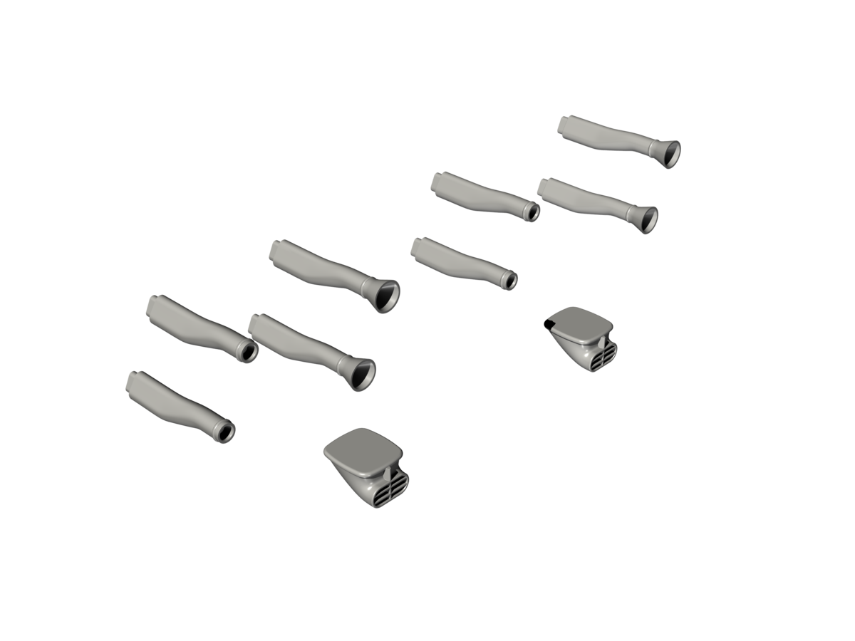 1:48 Bristol Blenheim Mk.I engine intakes