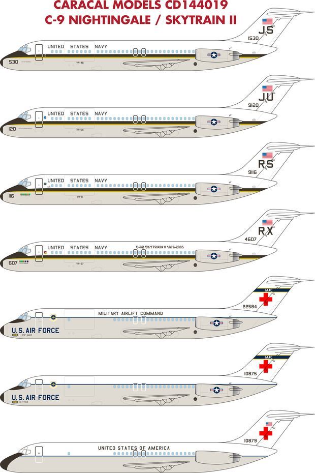1:144 Douglas C-9 Nightingale / Skytrain II