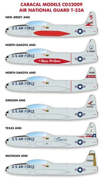 1:32 Air National Guard Lockheed T-33A